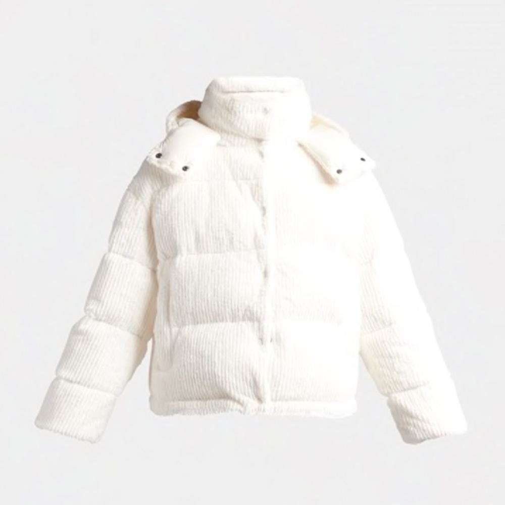 NWT MONCLER Daos Textured Quilted Corduroy Down Jacket $1,795 size 5 (X-Large)